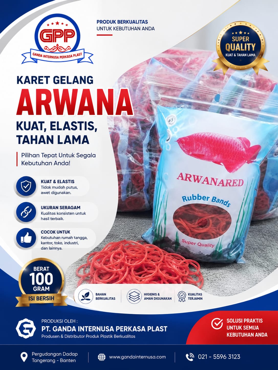 Karet Gelang Arwana